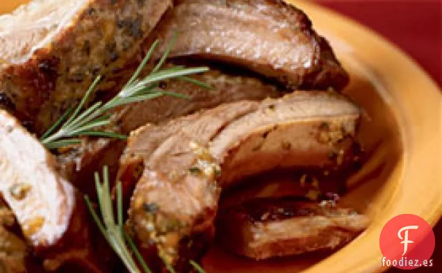 Costillas de Cerdo al Horno con Adobo Confitado de Limón