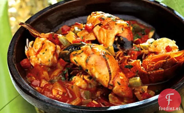 Enchilado de Langosta y Cangrejo de Piedra