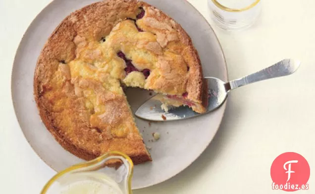 Pastel de Mantequilla de Frambuesa