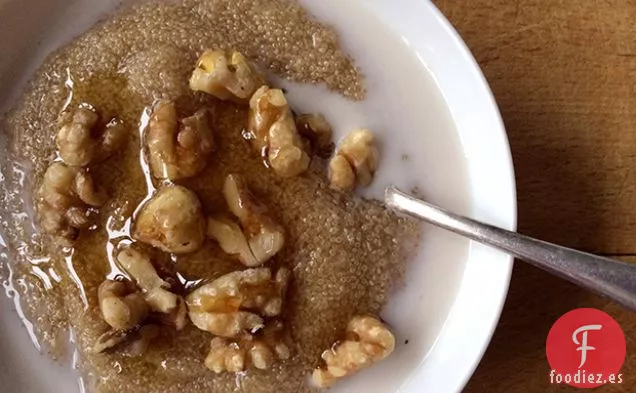 Desayuno De Amaranto Con Nueces y Miel