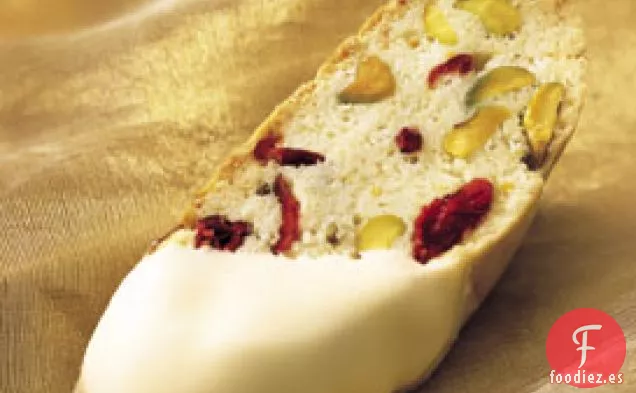 Vacaciones Biscotti con Arándanos y Pistachos