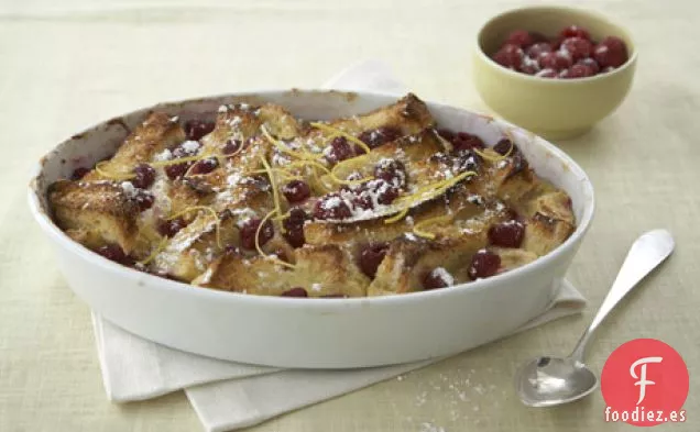 Estratos de Tostadas Francesas de Limón y Frambuesa