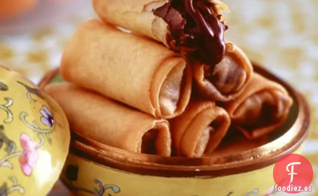 Rollitos de Primavera de Kumquat de Chocolate