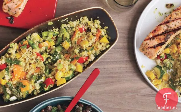 Pilaf de Verduras de Primavera y Quinua