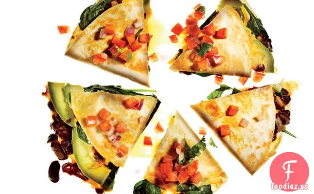 Quesadillas de Verduras con Salsa Fresca