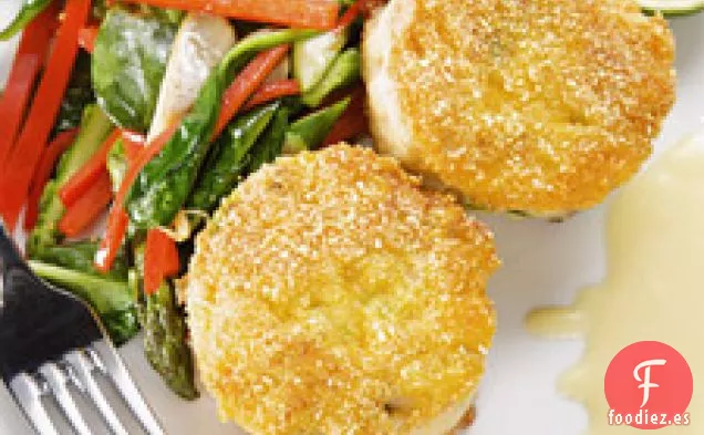 Espinacas Salteadas De Sésamo Con Espárragos