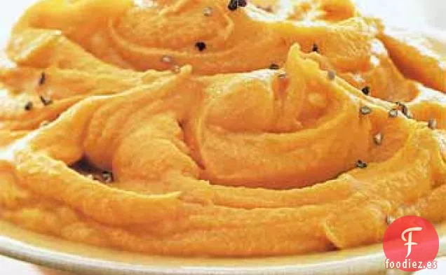Puré de Calabaza y Zanahoria con Jarabe de Arce
