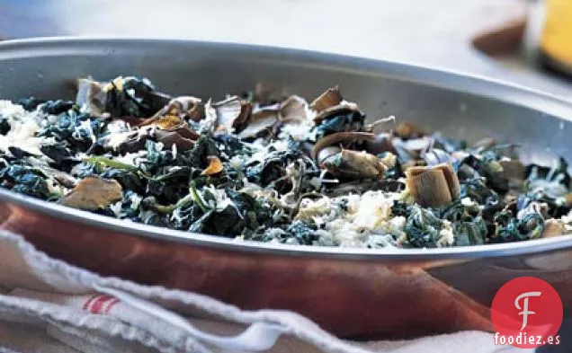 Tian de Alcachofa y espinacas