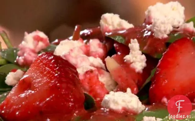 Ensalada de Fresas y Espinacas