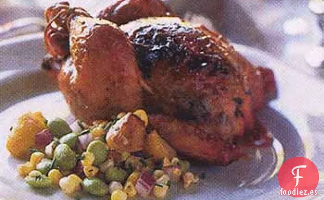 Poussins de Hierbas y Limón a la Parrilla