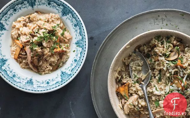 Risotto de Pavo y Champiñones