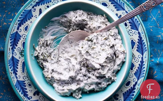 Yogur de Espinacas y Ajo