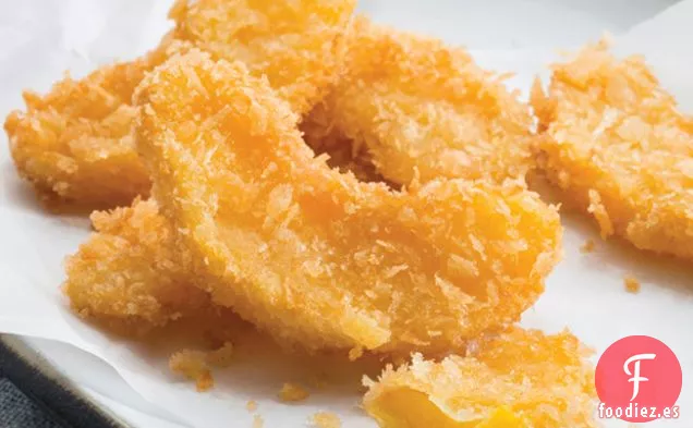 Melocotones Fritos Panko