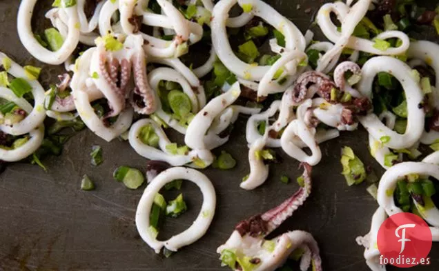 Ensalada de Calamares y Aceitunas