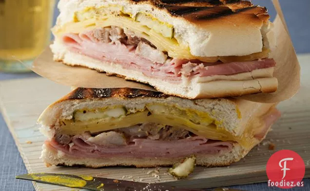Sándwich Cubano a la parrilla (Sandwich Cubano)