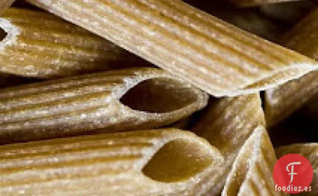 Queso Feta, Champiñones Y Espinacas Penne