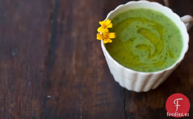 Receta De Sopa De Espinacas Y Calabacín