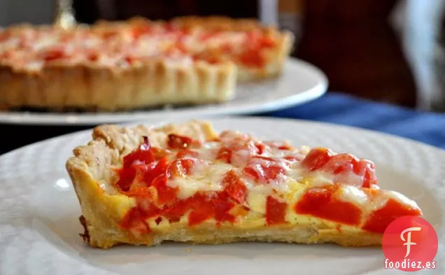 Quiche de Pimiento Rojo y Guyère