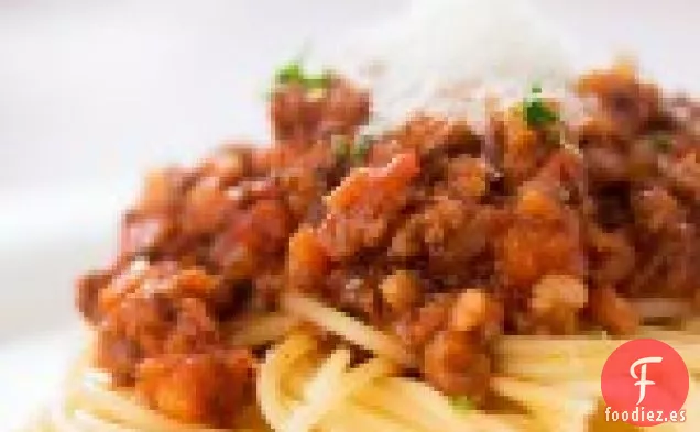 Espaguetis y Salsa de Carne