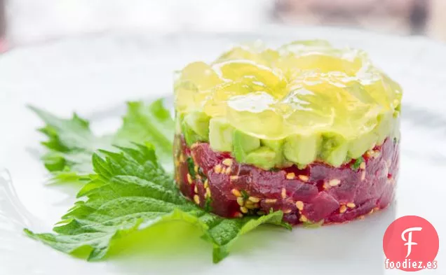 Tartar de Atún con Gelée de Yuzu