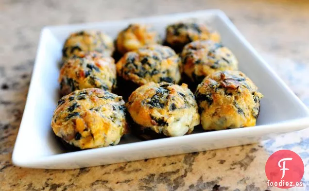 Champiñones Rellenos de Espinacas Picantes