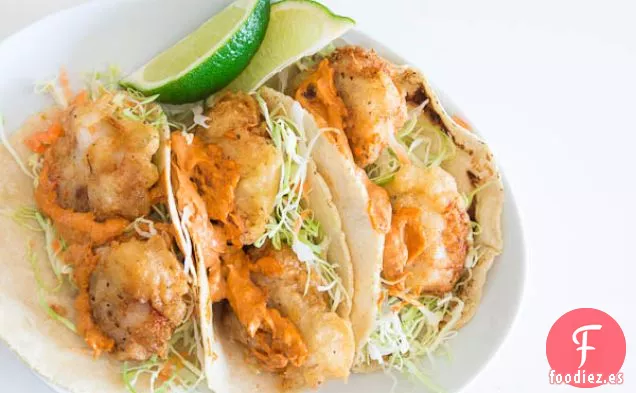 Tacos de Pescado con Alioli de Chile y Lima
