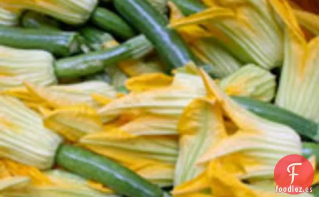 Cocinar con las Brillos: Frittata de Flor de Calabacín