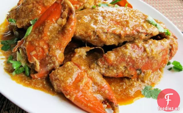 Cangrejo con Chile de Singapur