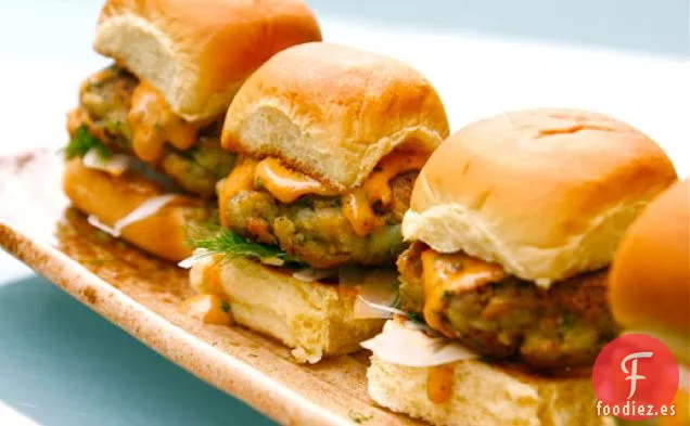 Platos pequeños: Deslizadores de Falafel Malhumorado