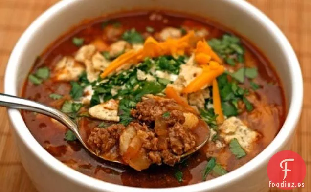 Sopa de Chile de Pavo con Maíz Dulce