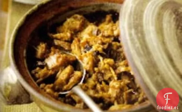 Cocina el Libro: Cerdo de Jengibre en Olla de Barro con Higos e Hinojo en Escabeche
