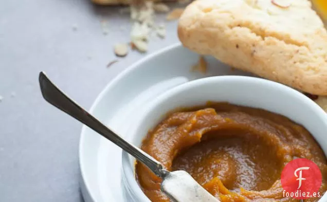 Mantequilla de Calabaza con Especias de Arce (Sin Azúcar Refinada, Vegana, Paleo)