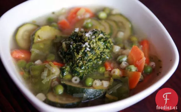 Cena Esta Noche: Minestrone Genovés