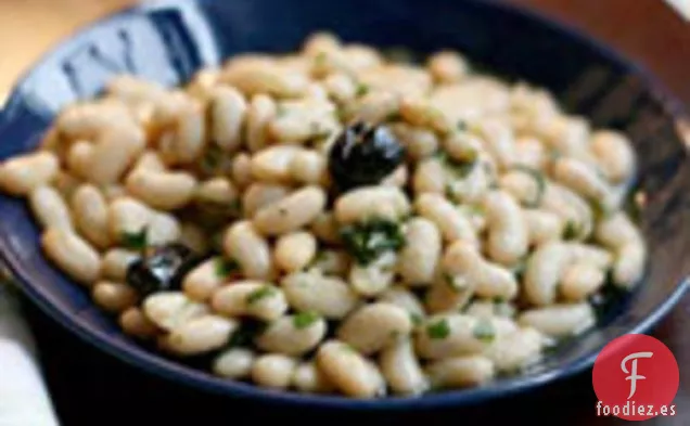 Cena de esta noche: Ensalada Tibia de Frijoles y Hierbas Cannellini
