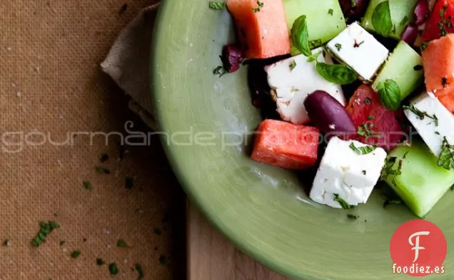 Ensalada de Sandía, Tomate de Herencia y Queso Feta / Elegir el Melón Perfecto