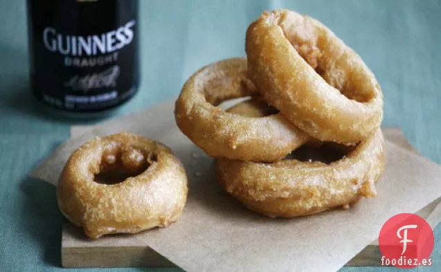 Semana Guinness: Aros de Cebolla Machacados