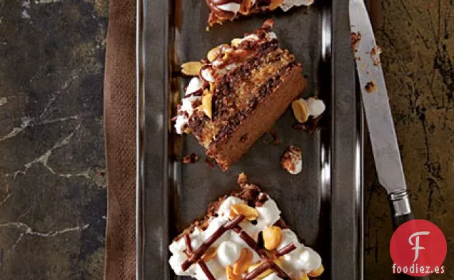 Brownies de Barro de Mississippi con Mantequilla de Maní