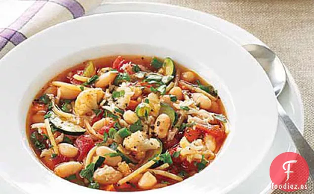 Espaguetis Minestrone