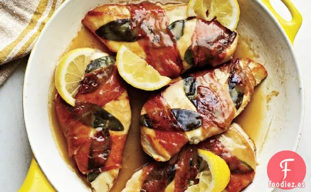 Saltimbocca de Pollo con Limón