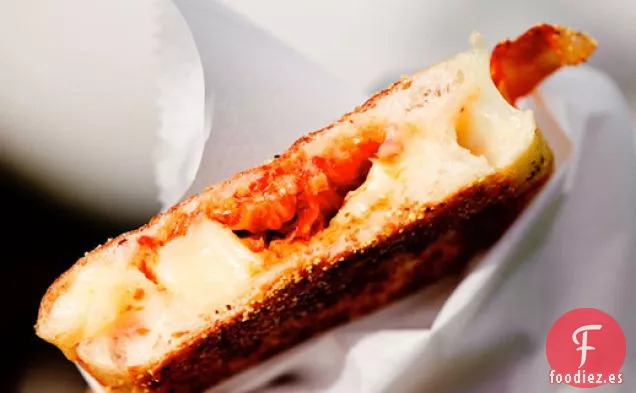 Queso Serio: Sándwiches de Kimcheeze a la Parrilla