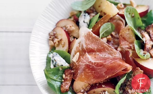 Ensalada de Espinacas con Vinagreta de Tocino Caliente