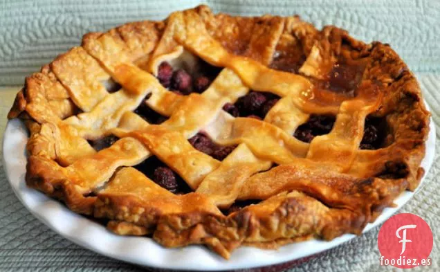 Pastel de Cereza de Plato Profundo