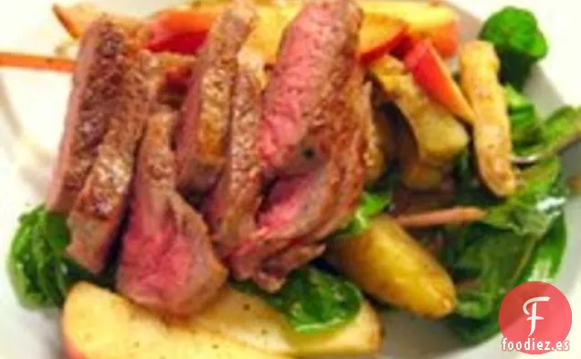 Carne Lite: Verduras de Primavera y Ensalada de Carne a la Plancha