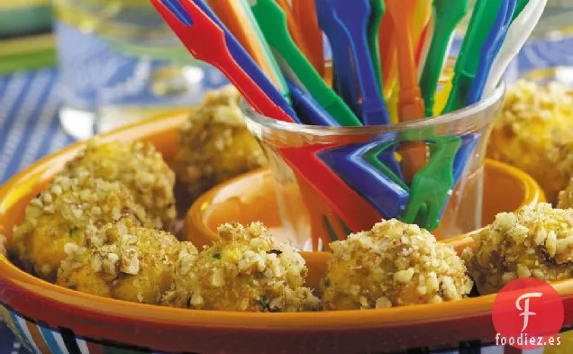 Bolas de Tocino y Queso Cheddar