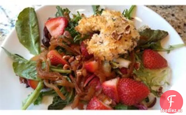 Ensalada De Espinacas Con Queso De Cabra Al Horno