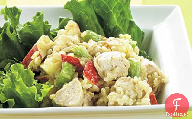 Ensalada de Pollo y Arroz al Curry