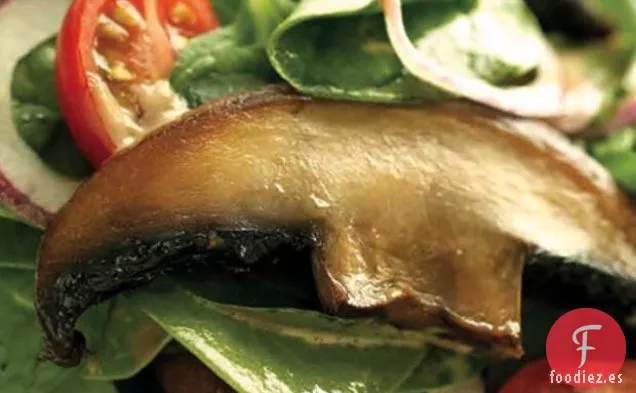 Ensalada De Espinacas Baby Y Champiñones Portobello