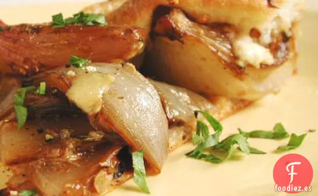 Tarta de Cebolla Asada con Queso Azul Maytag