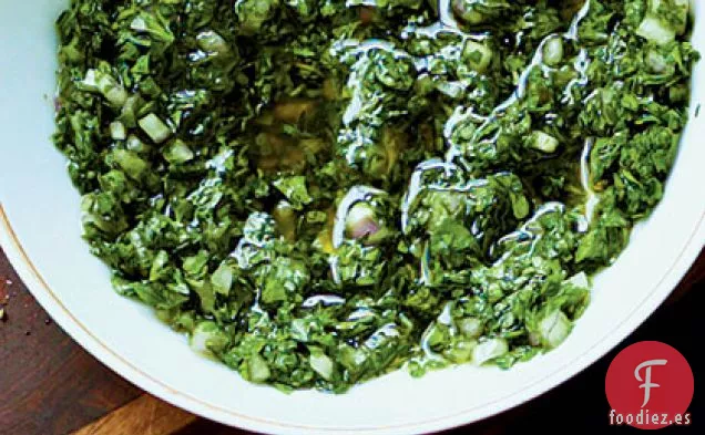 Salsa Verde de Perejil y Menta