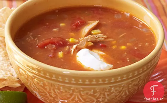 Sopa de Tortilla de Pollo
